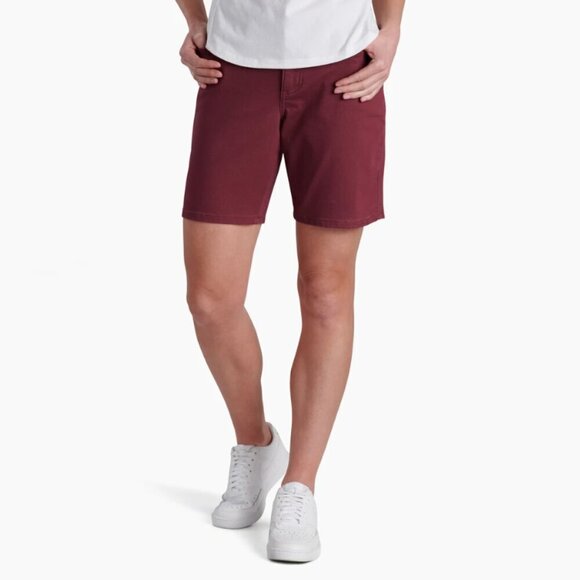 Kuhl Women's Kontour Short 8" in Barberry Size 4 - Picture 1 of 9